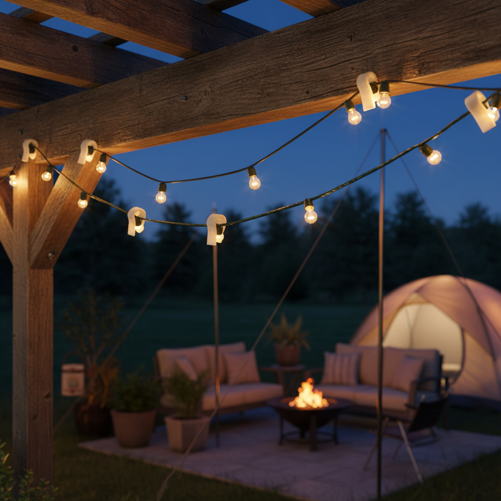 Clips guirlande extérieure