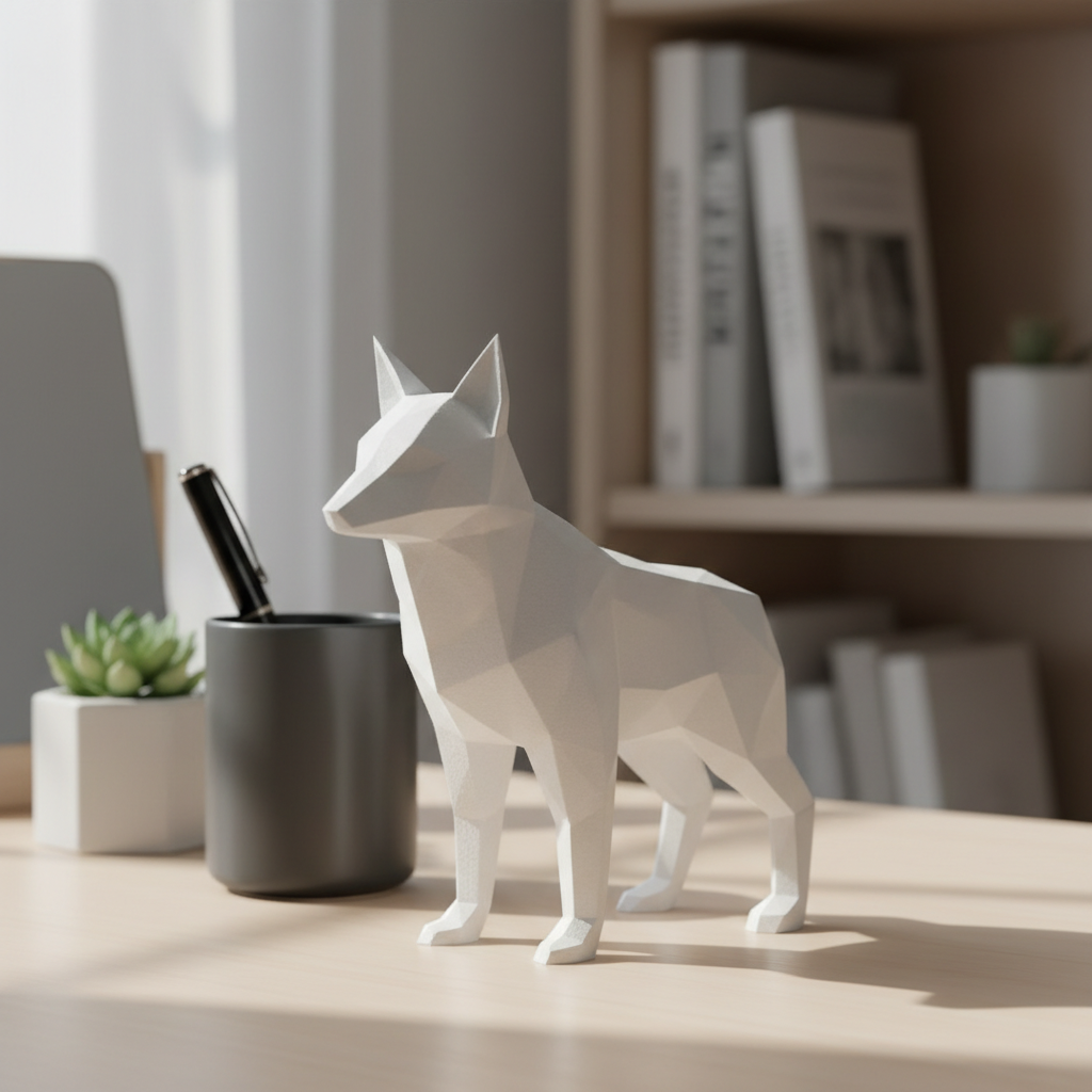 Mini statue low-poly