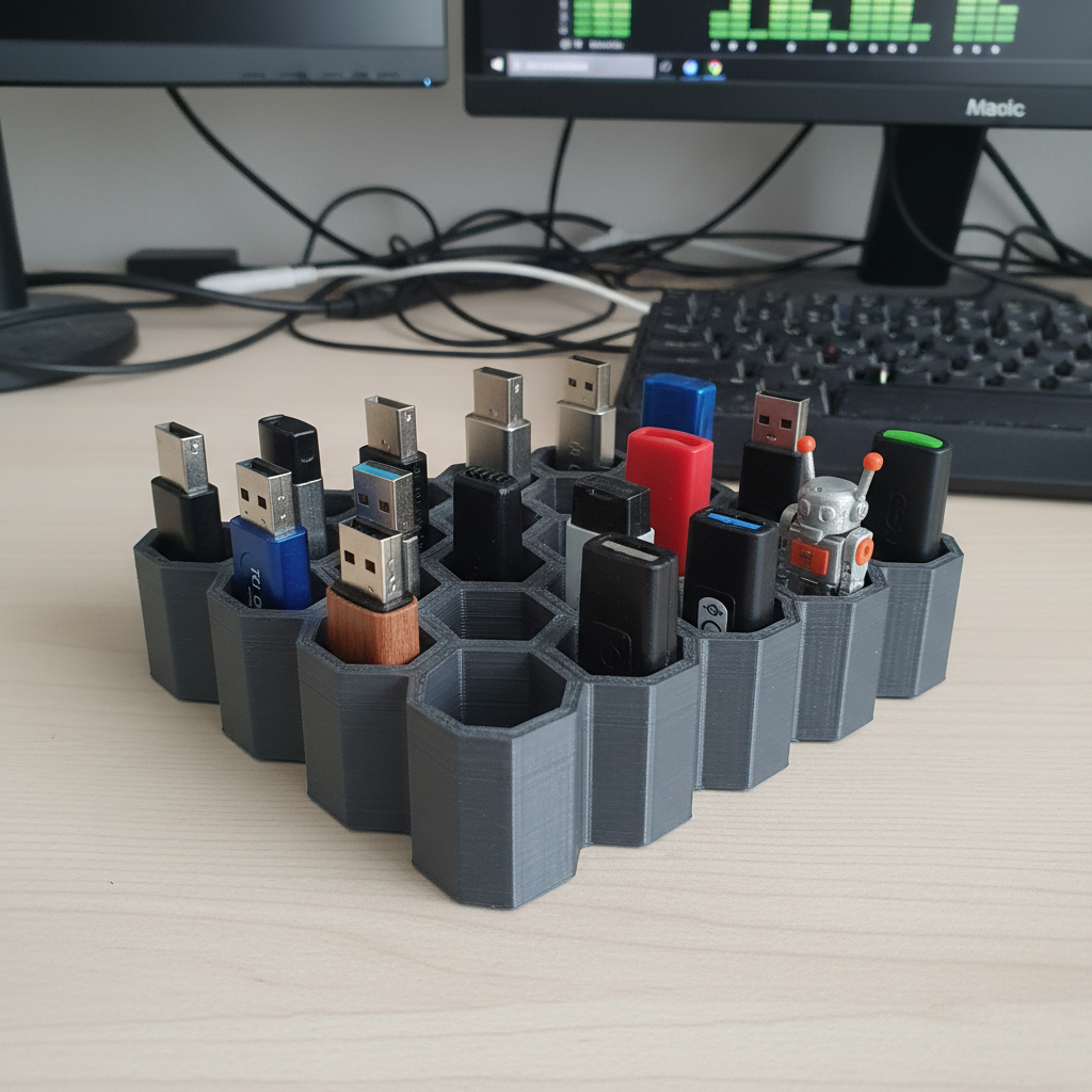 Rangement clés USB (12)