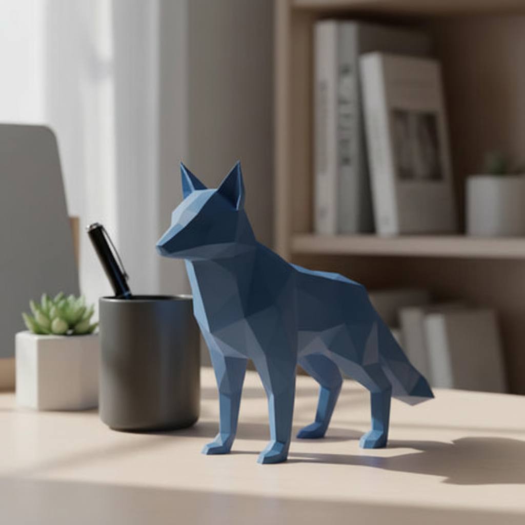 Mini statue low-poly