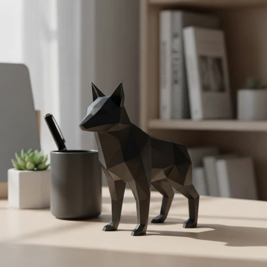 Mini statue low-poly