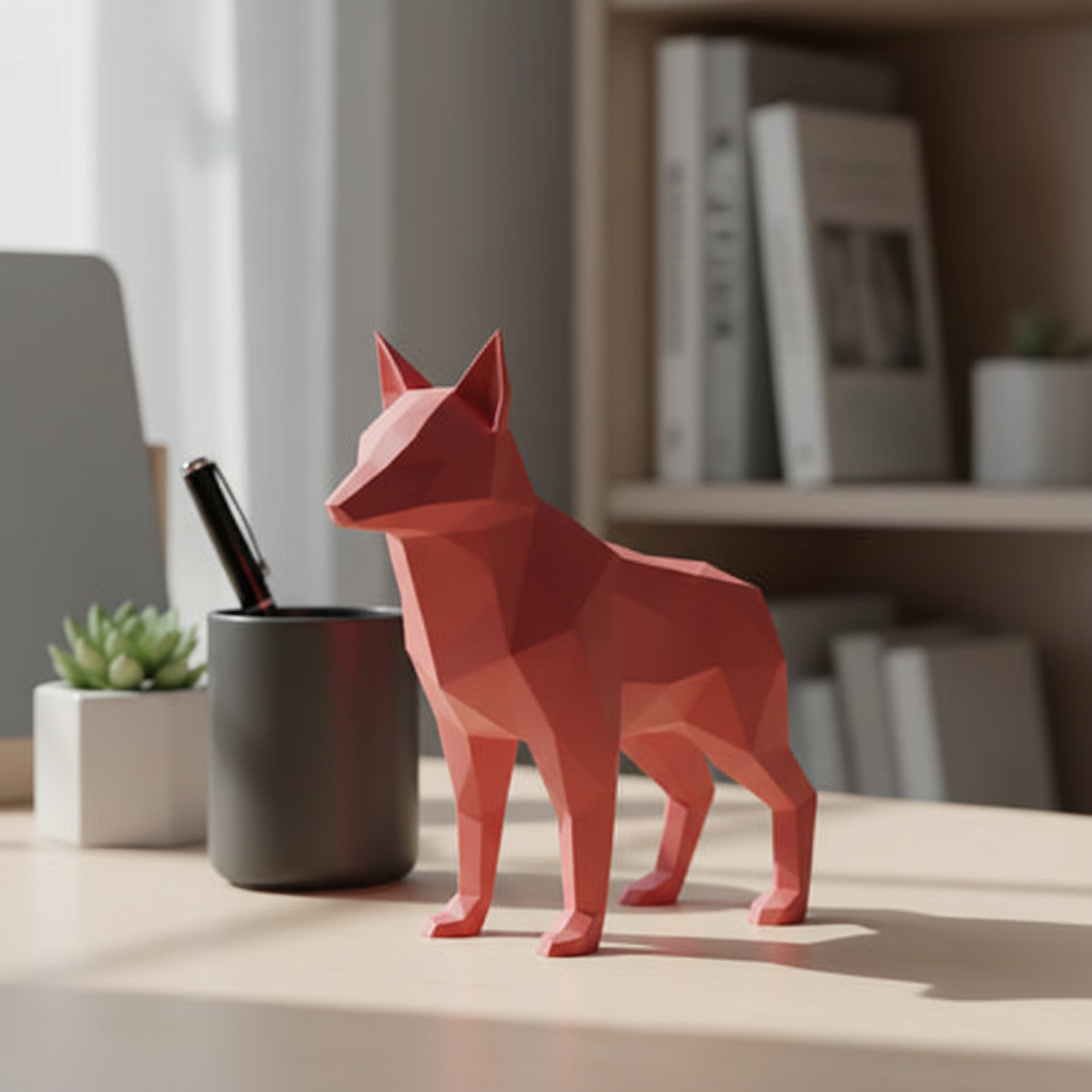 Mini statue low-poly