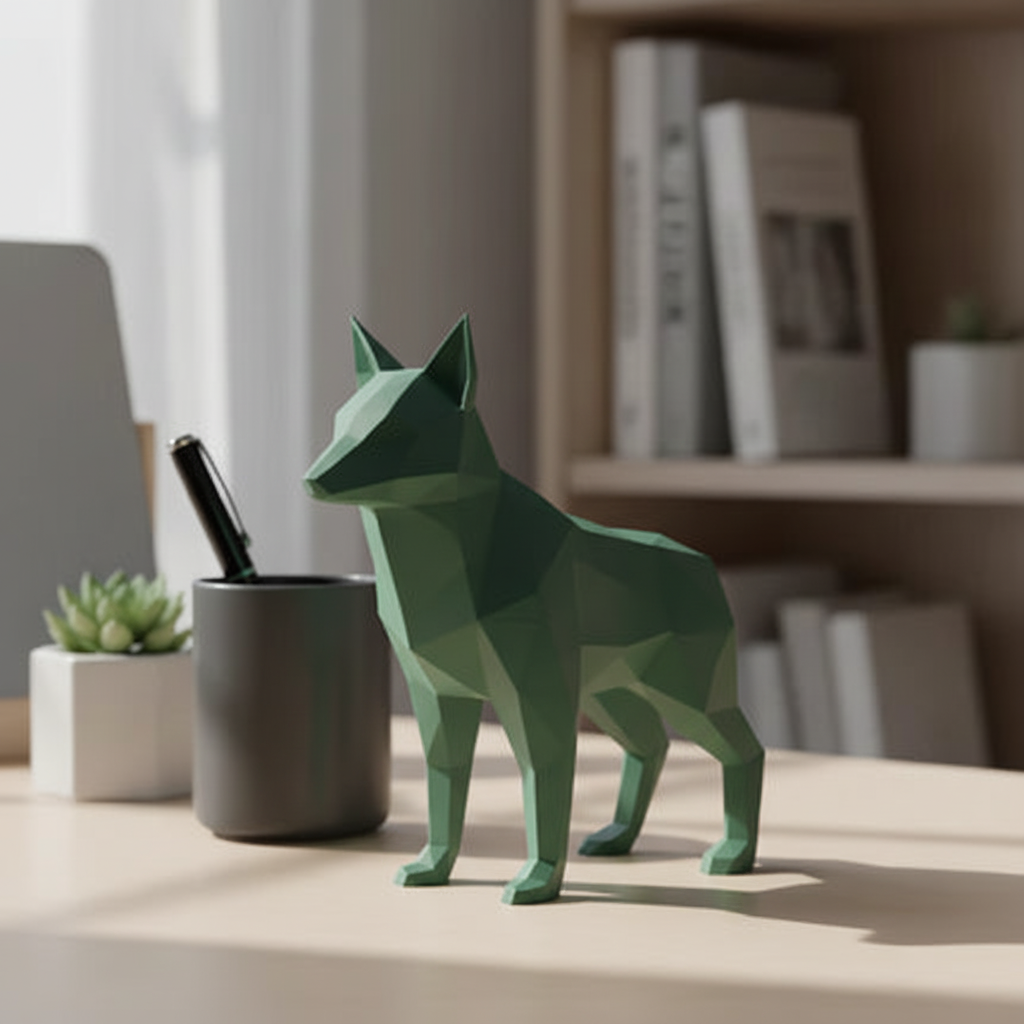 Mini statue low-poly