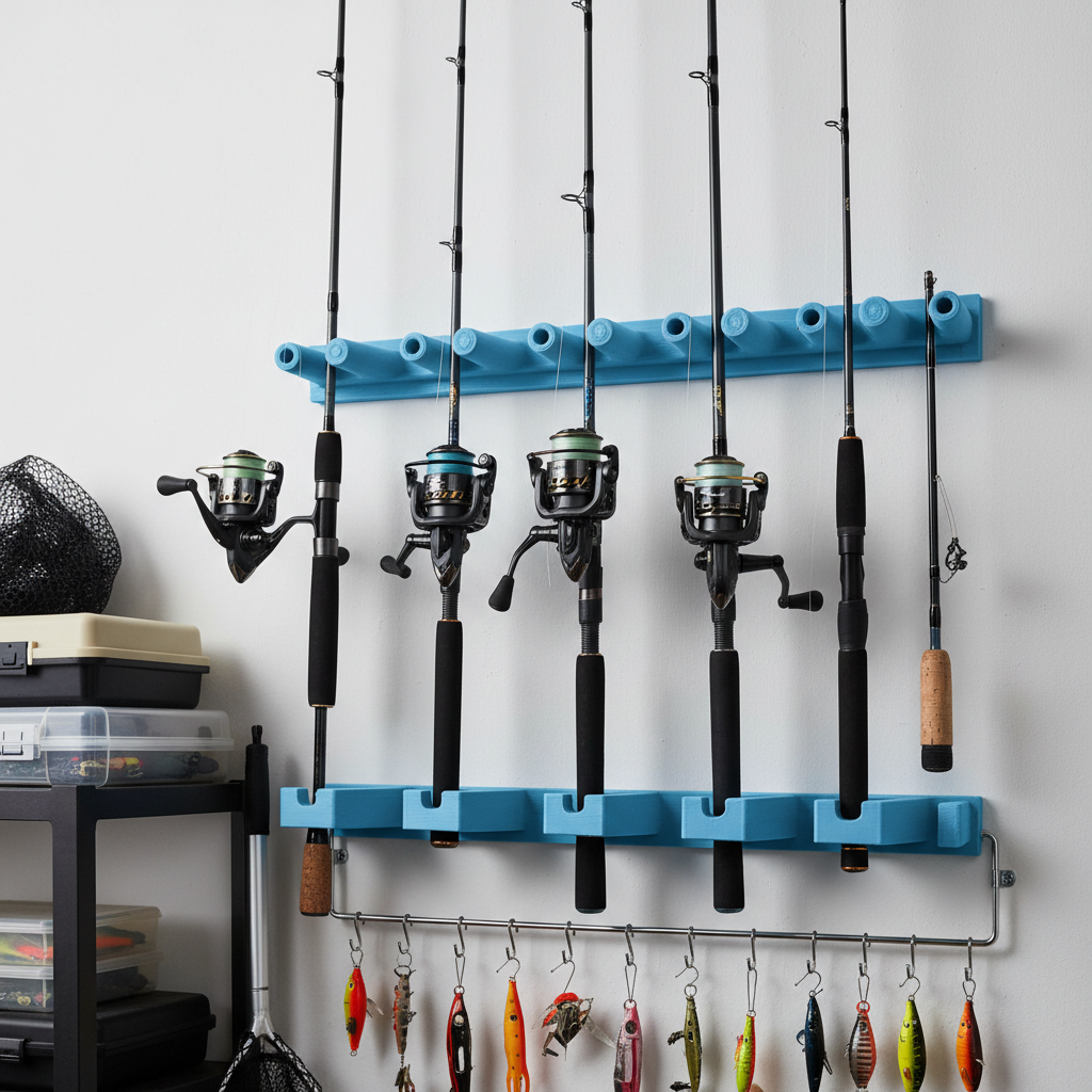 Support cannes à pêche