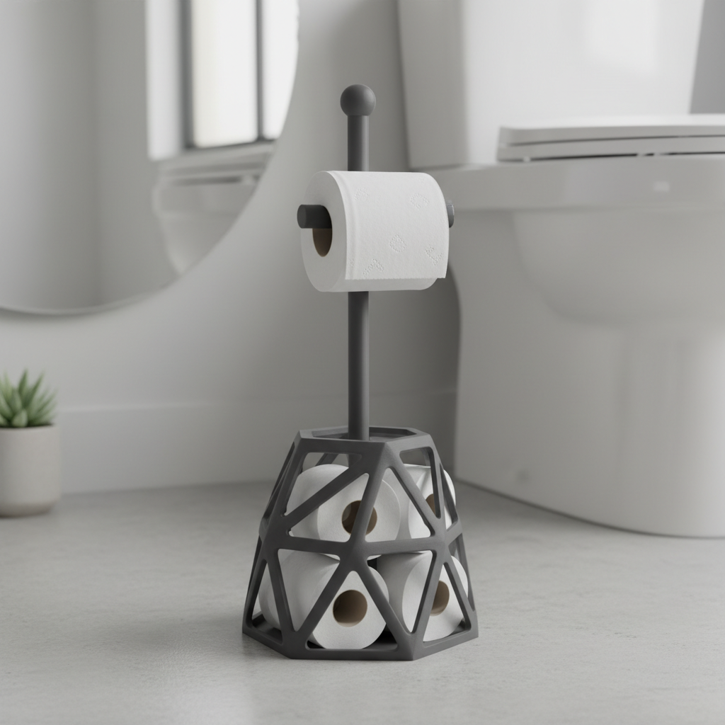 Support rouleau papier toilette