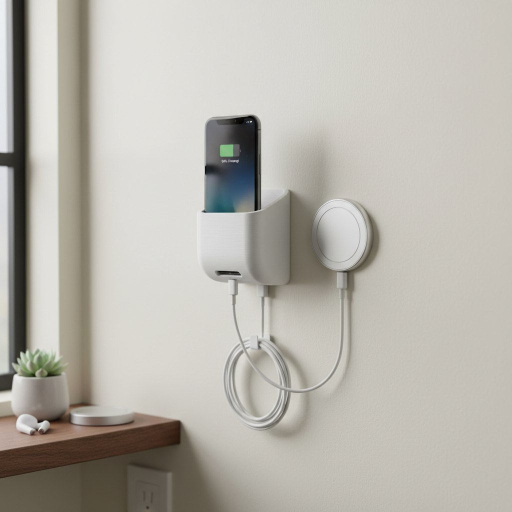 Support téléphone mural