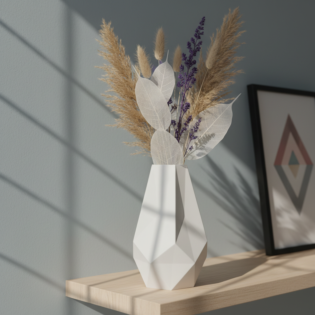 Vase géométrique déco